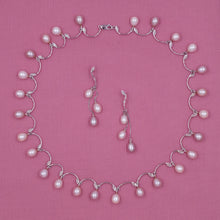 Akoya Pearl and Diamond Scalloped Collar Necklace c1980