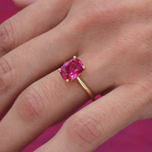 Untreated Burmese Ruby Solitaire