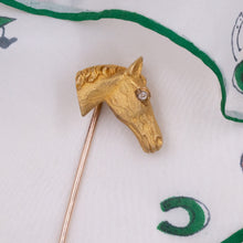 Horse Head Stick Pin c1880