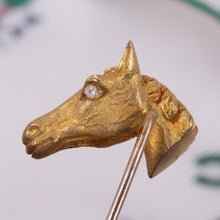 Horse Head Stick Pin c1880
