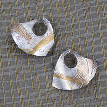 Enid Kaplan Fan-Shaped Earrings