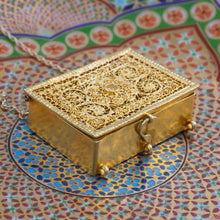 Gold Filigree Locket with Miniature Quran