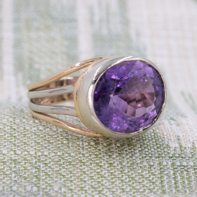 Vintage Amethyst Cocktail Ring