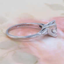 Midcentury 1.22 Carat Colorless Diamond Ring