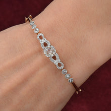 Rose Cut Diamond Bangle c1910