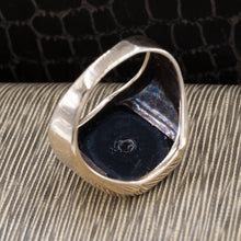 Gents Art Deco Revival Onyx Ring c1970