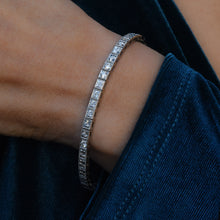 Diamond & Orange Blossom Line Bracelet c1950