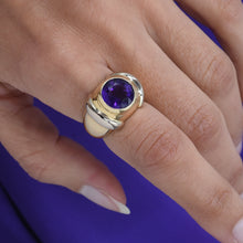 Poiray Paris Amethyst Cocktail Ring c1980