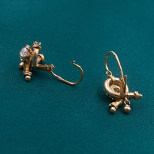Old Mine Diamond Dormeuse Earrings c1870