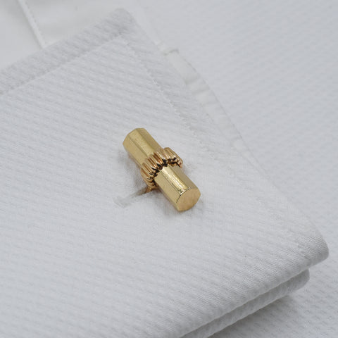 Retro Barrel Toggle Cufflinks c1940