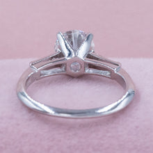 Midcentury 1.15 Carat Diamond Ring