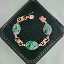 Infinity Love Knot Jadeite Bracelet c1950