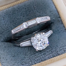 Midcentury 1.15 Carat Diamond Ring