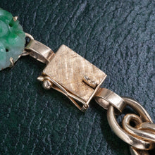 Infinity Love Knot Jadeite Bracelet c1950