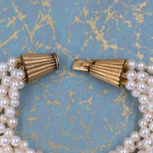 Mid-Century Pearl Torsade Bracelet