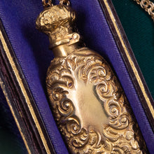 Gold Perfume Bottle Brooch c1860