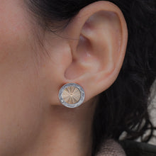 Antique Engine-Turned Disk Earrings