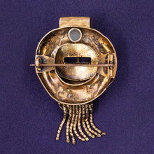 Amethyst Memorial Brooch Pendant