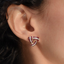 Fine Ruby and Diamond Earrings c1980