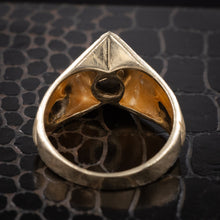Diamond Ring with Florentine Finish c1980