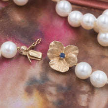 Opera Length Pearls with Pansy Clasp