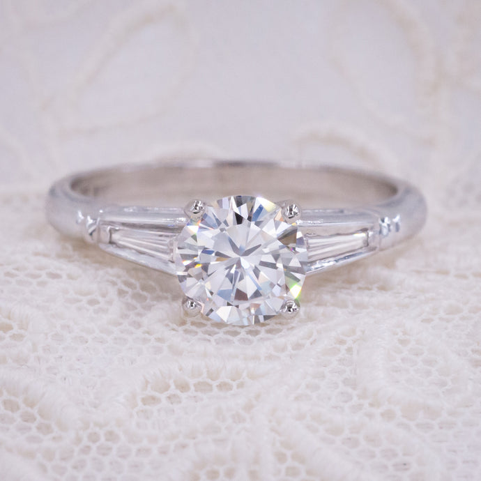 Colorless 1.09 Carat Diamond Ring