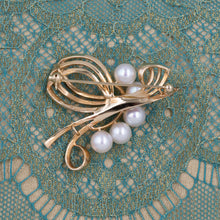 Mid-Century Mikimoto Pearl Brooch Mint-in-Box