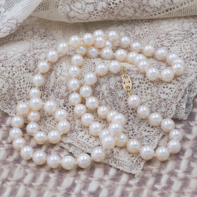 Matinee Length Pearl Strand