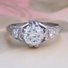 .90ct Late Transitional-cut Diamond Ring c1935