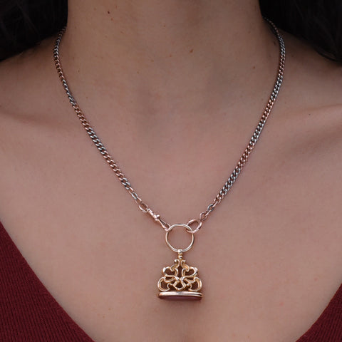 Art Nouveau Carnelian Fob c1900