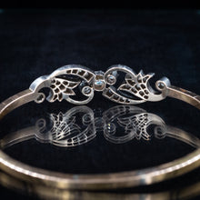 Art Nouveau Diamond Bangle