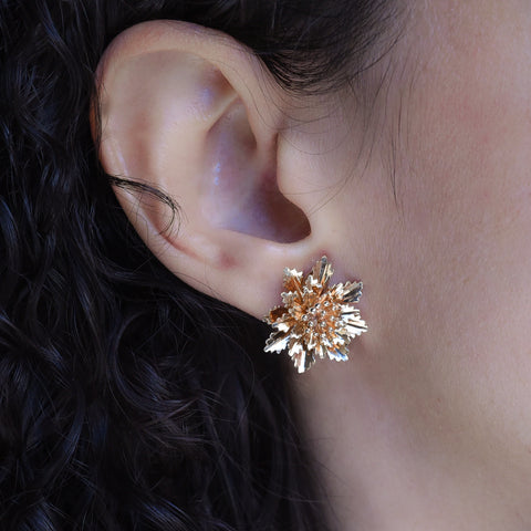 Tiffany & Co. Gold Flower Clip-on Earrings