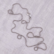 White Gold Wheat Chain
