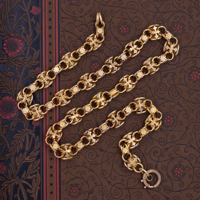 Georgian Cross Patoncé Gold Chain