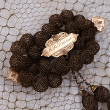 Victorian Woven Hair Mourning Brooch