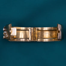 Victorian Multi-Gem Charm & Pearl Bangle