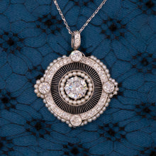 Belle Époque Diamond and Pearl Pendant