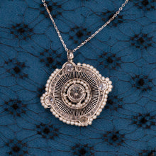 Belle Époque Diamond and Pearl Pendant