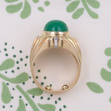 Green Onyx Gents Ring