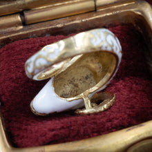 Aries Ram's Head Enamel Ring