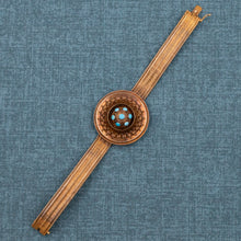 Etruscan Revival Locket Bracelet c1870