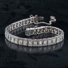 Art Deco Diamond Eternity Bracelet