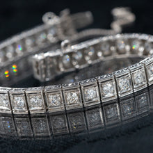 Art Deco Diamond Eternity Bracelet