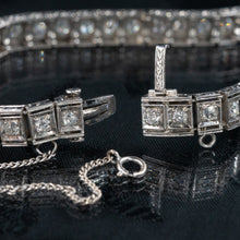Art Deco Diamond Eternity Bracelet