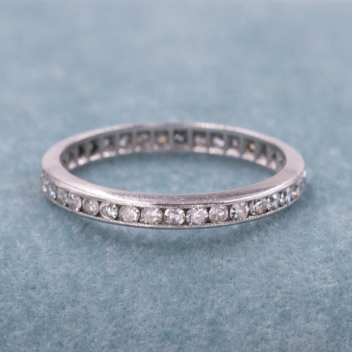 Mid-Century Diamond Eternity Band