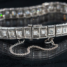 Art Deco Diamond Eternity Bracelet