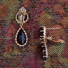 Fine Garnet Dangle Earrings c1950