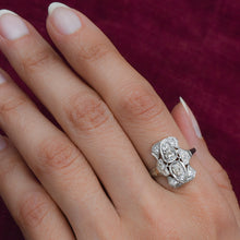 Art Deco Diamond Dinner Ring c1920