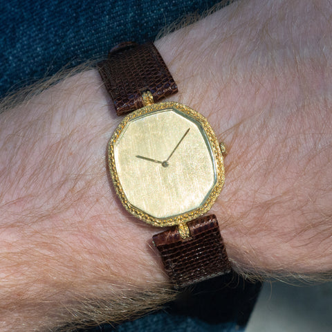 Buccellati Wristwatch with Gerard Genta Movement c1980