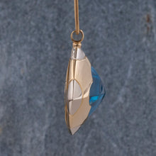 BVLGARI Blue Topaz Pyramid Pendant